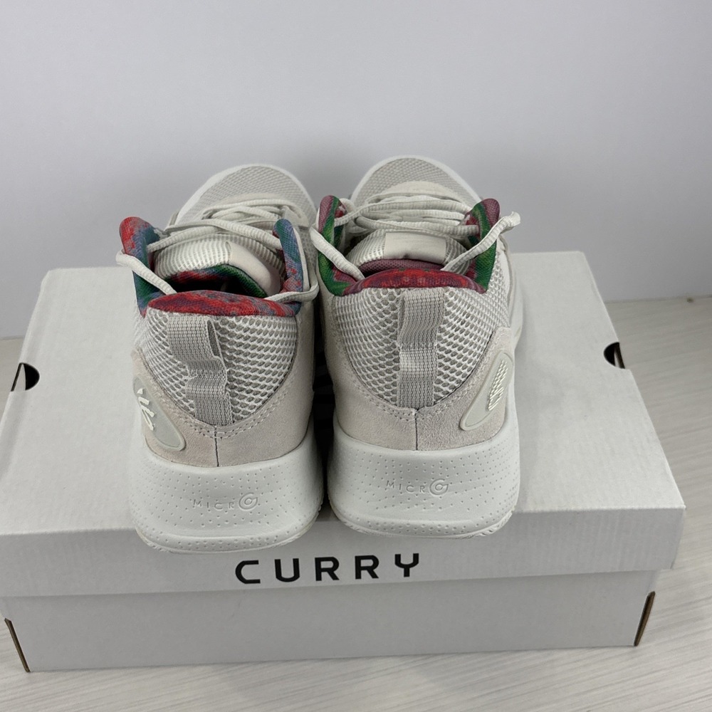 Under Armour Mens Sz 10.5 White Curry 3Z 24 SDE Basketball Shoe 3028191-114 NEW - Picture 5 of 8